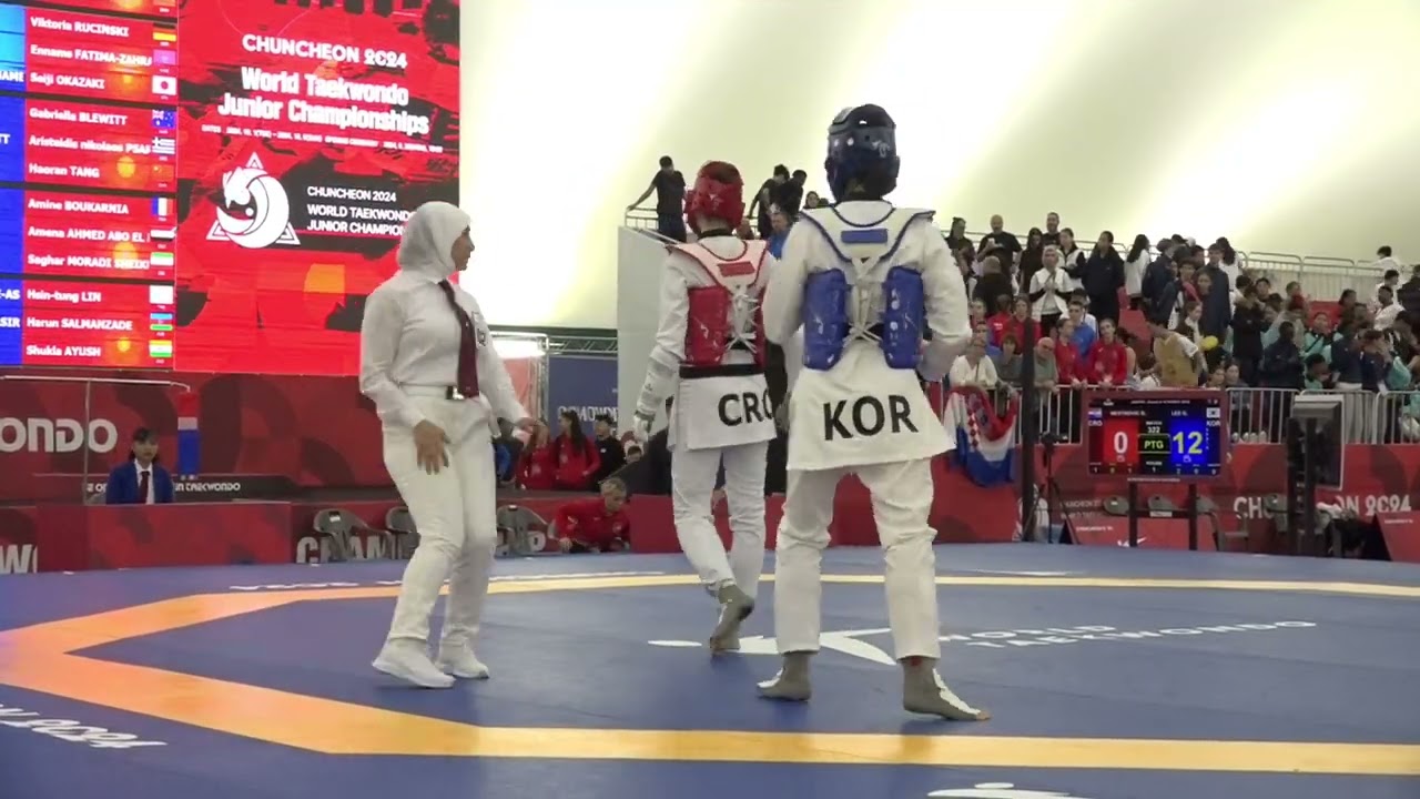 322 Round of 16 Women 63kg KOR G LEE CRO D MESTROVI