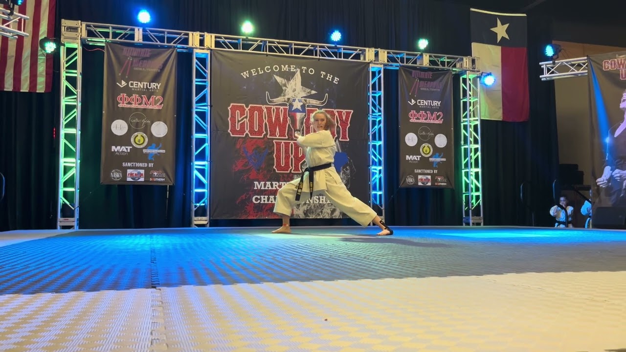 Lilli McGuire Korean Forms - Cowboy Up Martial Arts Championships 2024