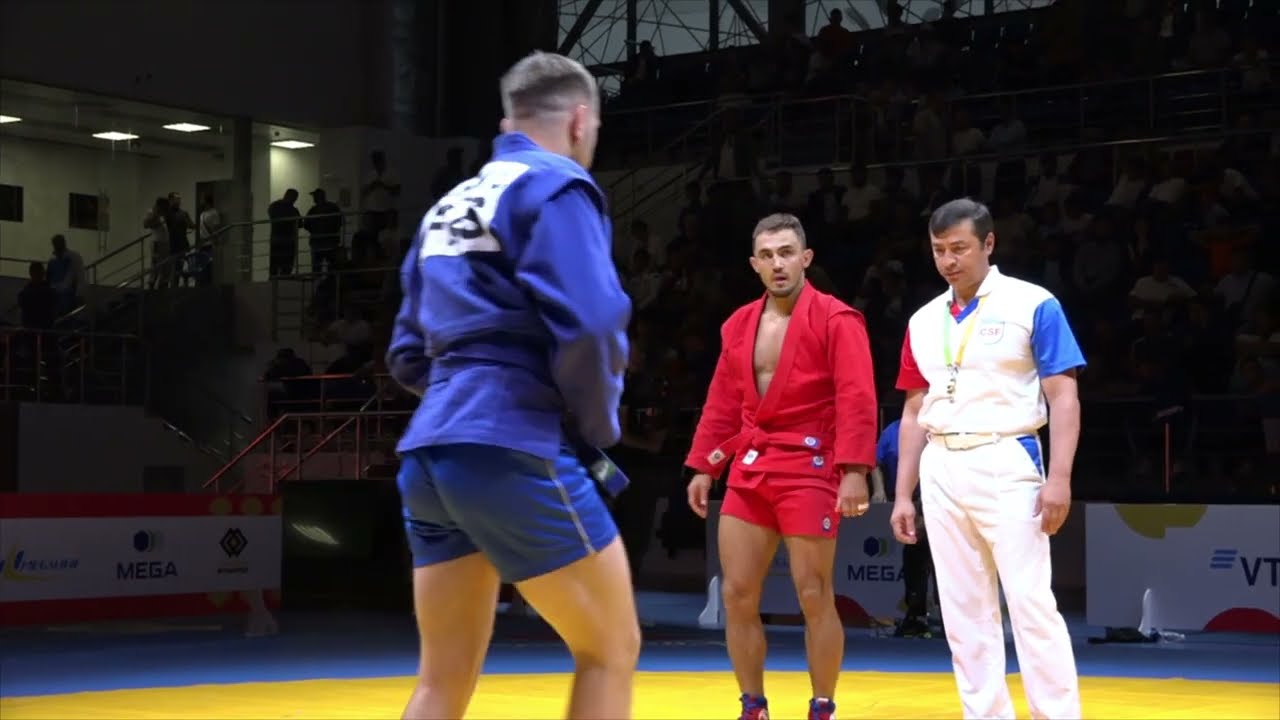 SKRYABIN Stanislav vs SAYAPIN Uladzislau. World SAMBO Cup 2023 in Kyrgyzstan