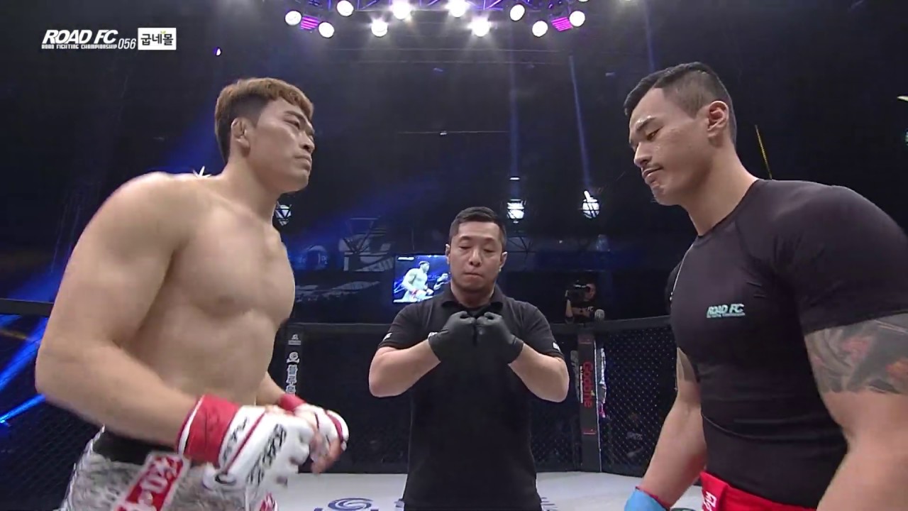 KIM EUN-SOO(김은수) VS HWANG IN-SU(황인수-) 풀경기 FULL FIGHT / 굽네몰 ROAD FC 056 background