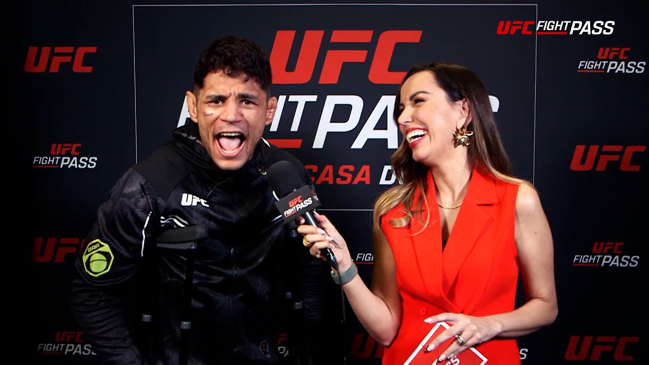 Gabriel Santos sabia que sua vitória no Octógono estava chegando - foi no UFC Vegas 97 background