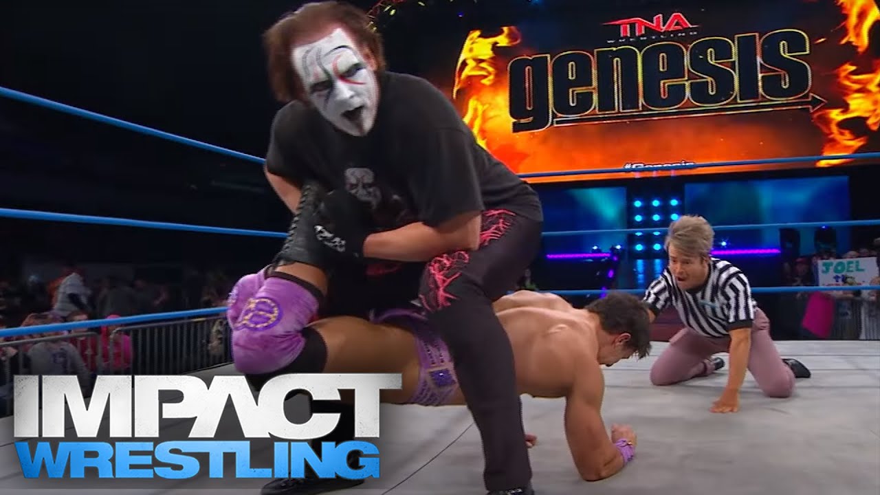 FULL MATCH: Sting vs. EC3 with a SUPRISE Guest Referee | IMPACT January 16, 2014 background
