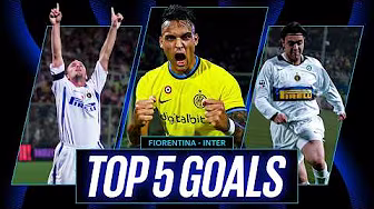RECOBA, CAMBIASSO, LAUTARO E… 🎞️⚫🔵 | TOP 5 GOL vs FIORENTINA ⚽