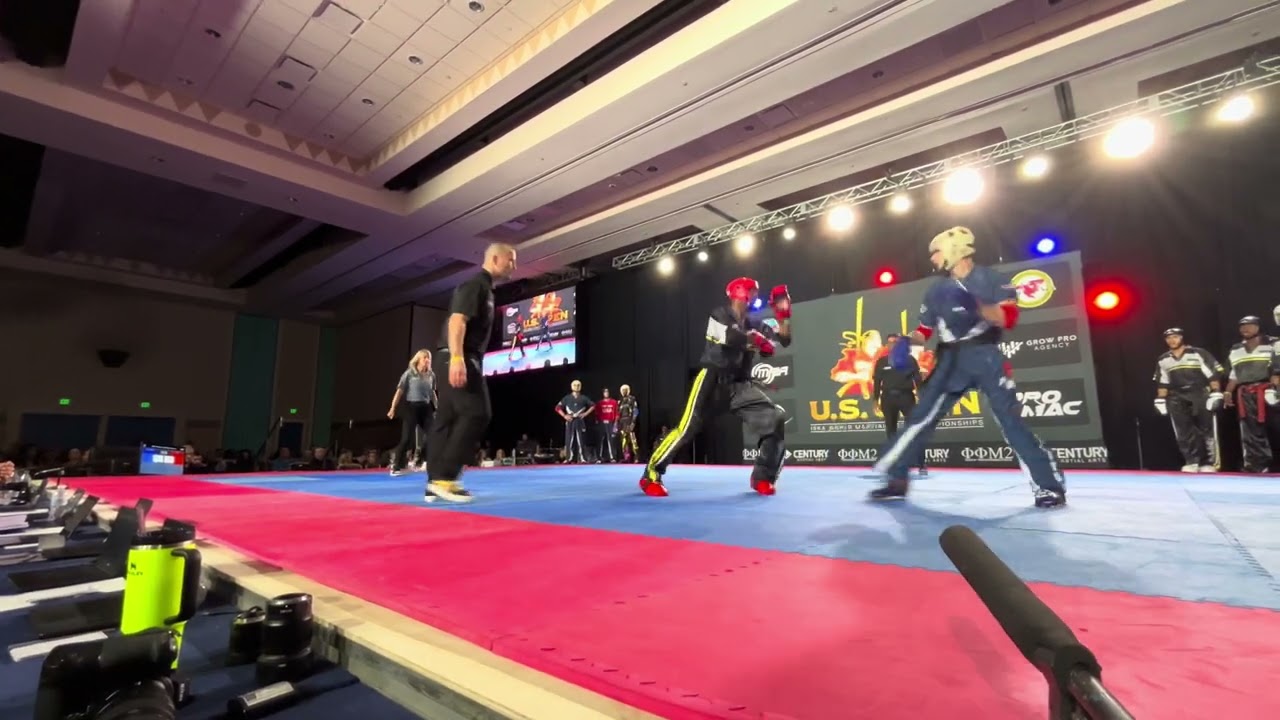 Top Ten Team USA vs Team Paul Mitchell Men’s Team Sparring ISKA World Championship - U.S. Open 2024 background