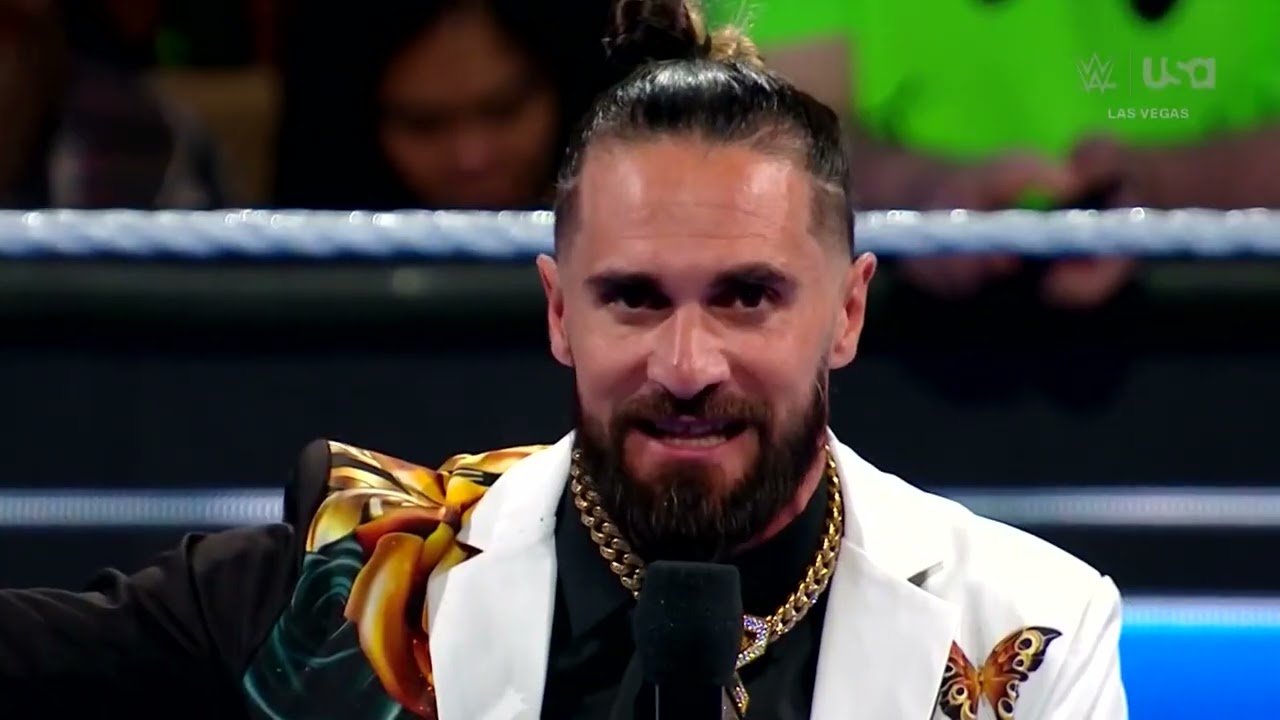 Seth Rollins promises to end a 12-year rivalry at WrestleMania: SmackDown, Apr. 18, 2025 background