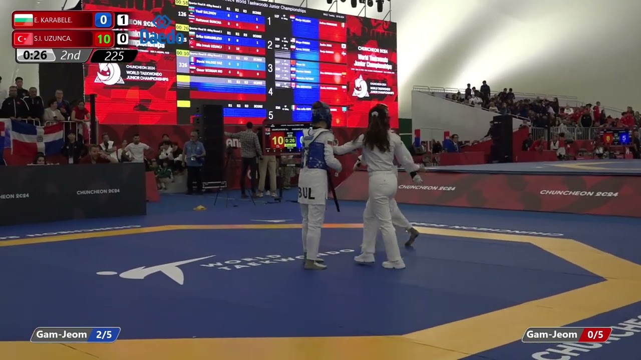 225 Quarterfinals Women 52kg BUL E KARABELE TUR S I UZUNCA