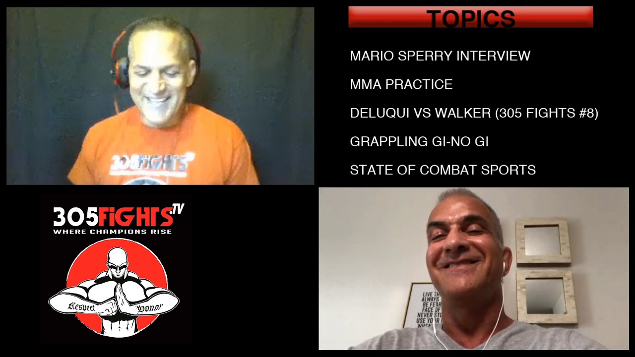 305fightstv guest Mario Sperry backdrop