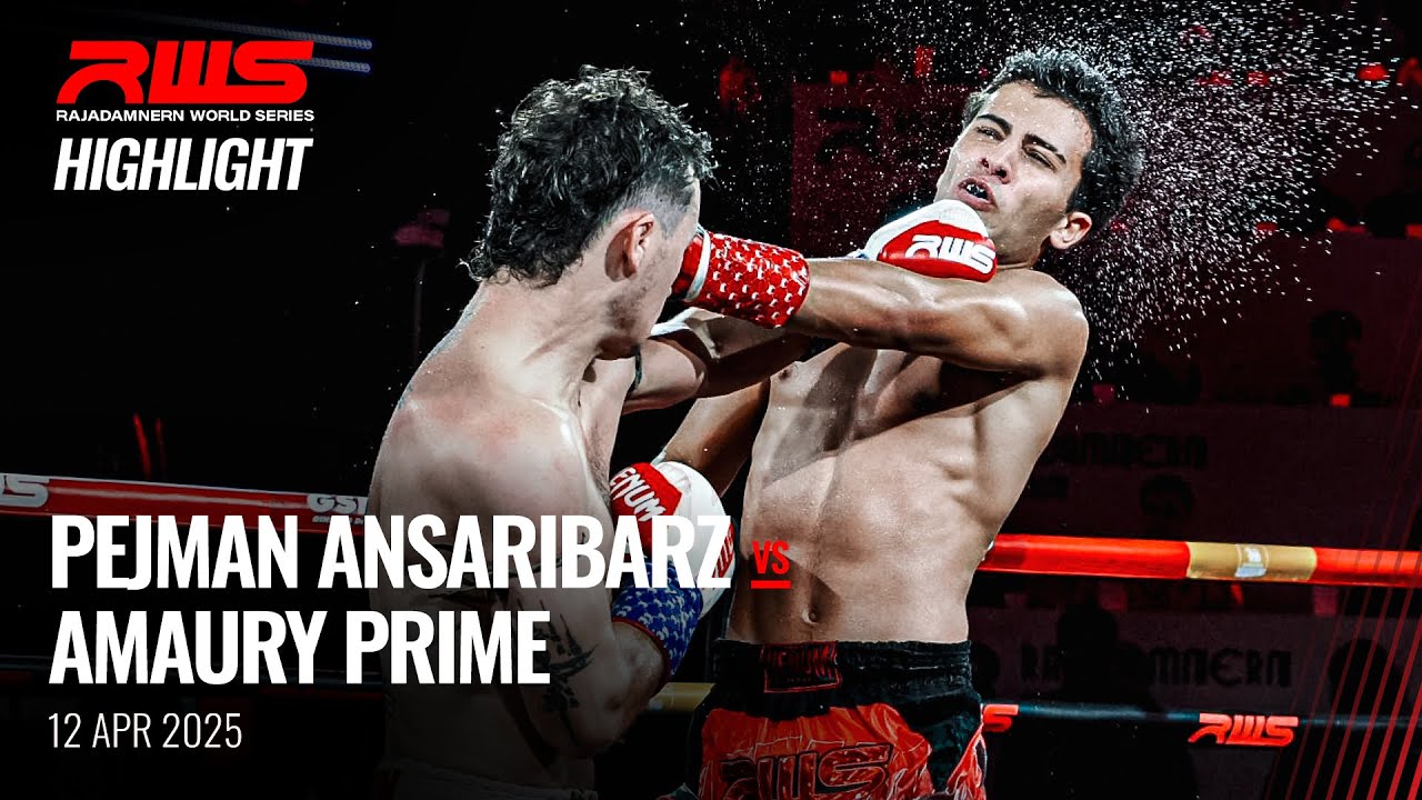 Highlight l Pejman Ansaribarz vs. Amaury Prime l เพชมาน อันซาลีบาส vs. อมาวลี ไพรม์ l RWS background