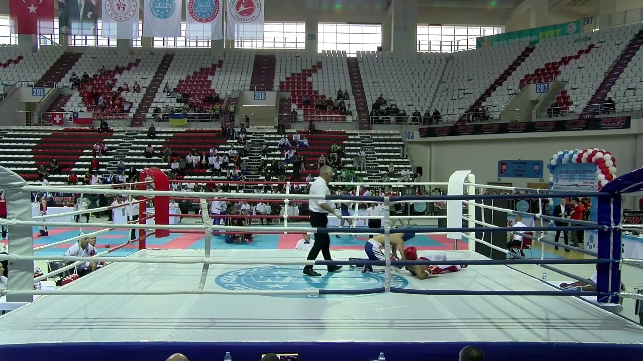 Sedat Demir v Dmitrii Shakhmukhametov WAKO World Championships 2019 background