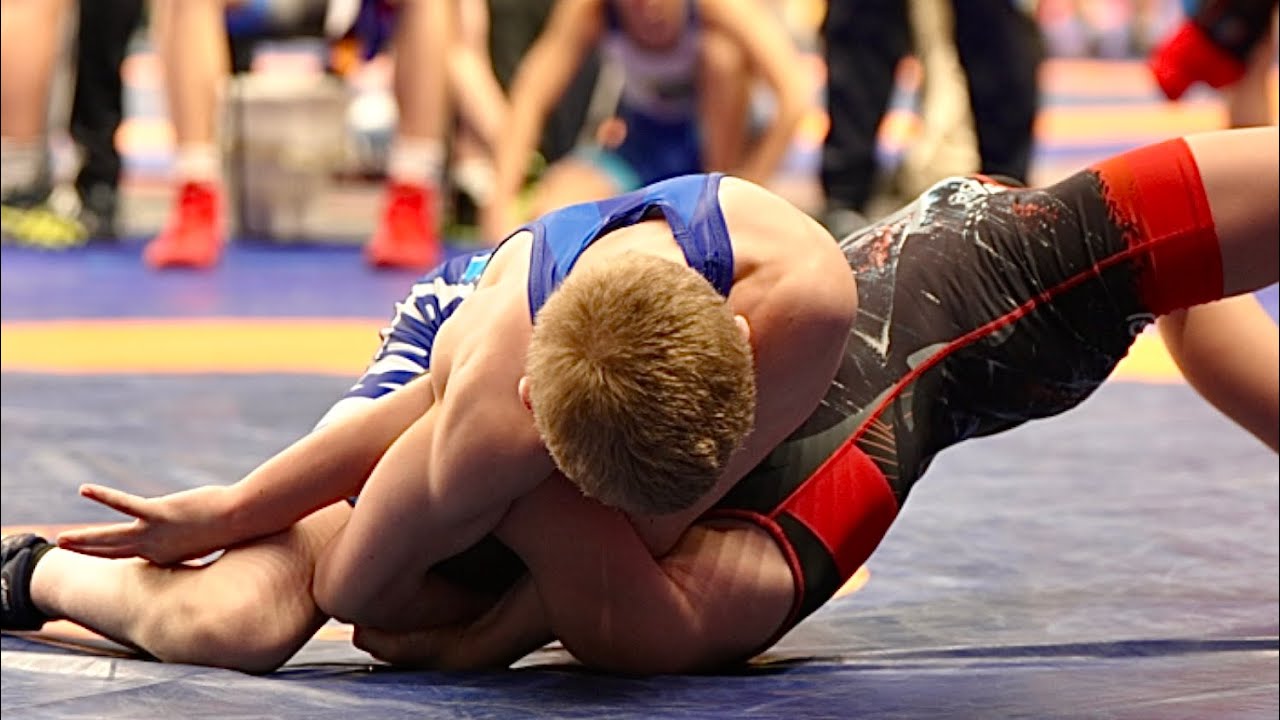 U13 V. Danylko (UKR) vs O. Granlund-Jones (NOR) 47kg. Greco-roman youth boys wrestling.