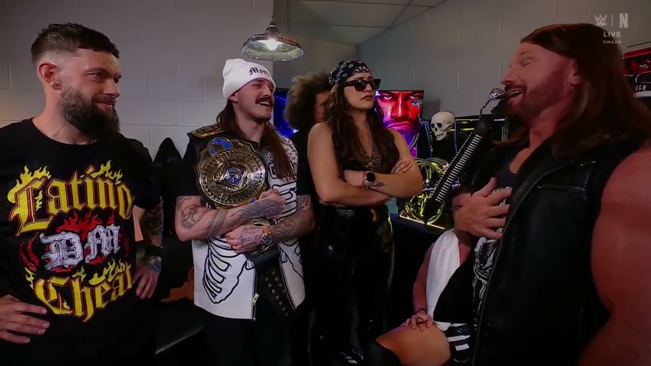 Aj Styles is coming for the Intercontinental Title after Backlash: Raw, May. 5, 2025 background