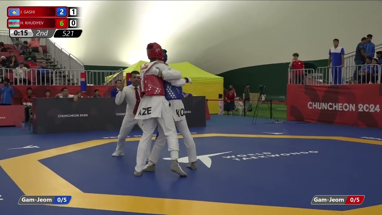 521 Round of 16 Men 73kg KOS J GASHI AZE H KHUDIYEV