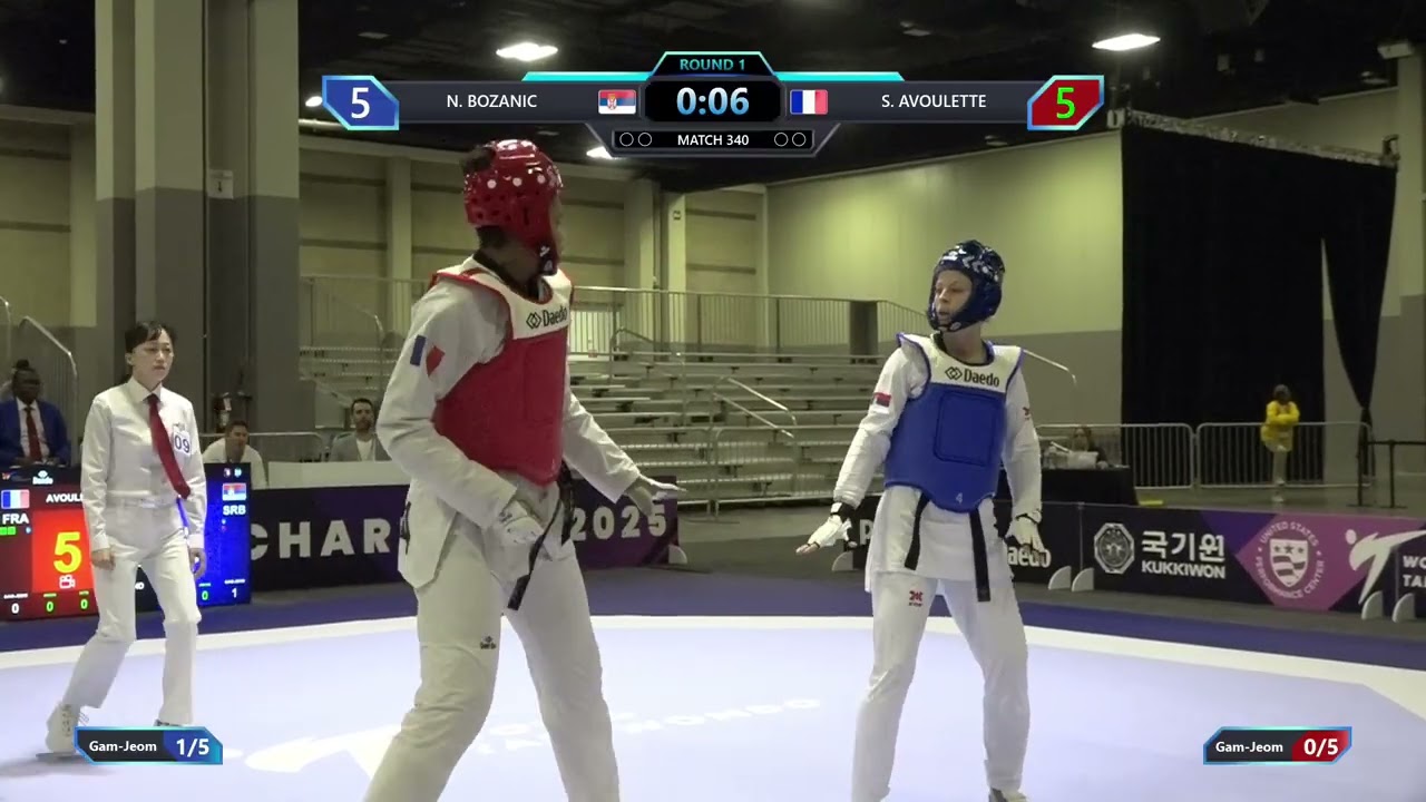 340 Semifinals W +67kg SRB N BOZANIC FRA S AVOULETTE PGM background
