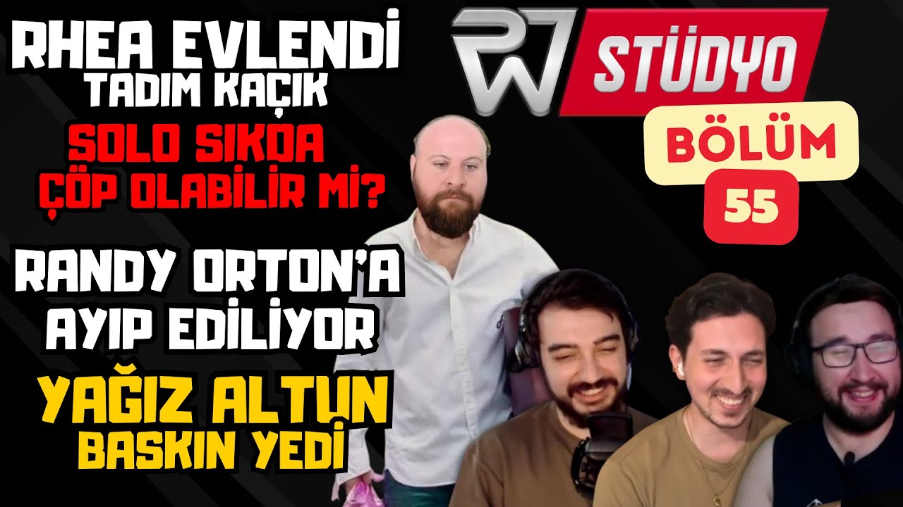 Rhea Evlendi Tat Kaçtı | Randy Orton REZİL Ediliyor | Solo Sikoa BOŞ MU? | Pro Wrestling Stüdyo #55 background