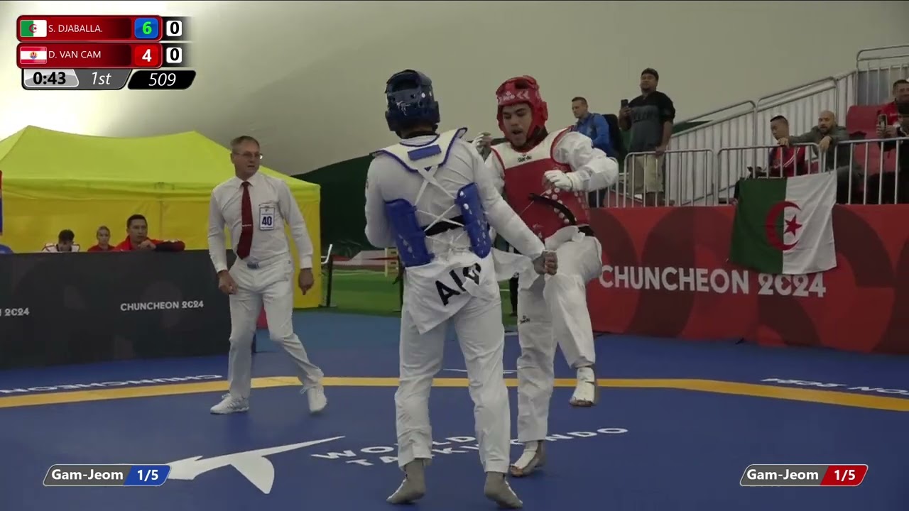 509 Round of 32 Men +78kg ALG S DJABALLA FPO D VAN CAM