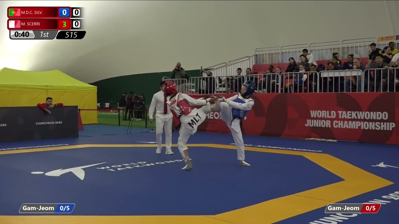 515 Round of 32 Women 42kg POR M D C SILV MLT M SCERRI