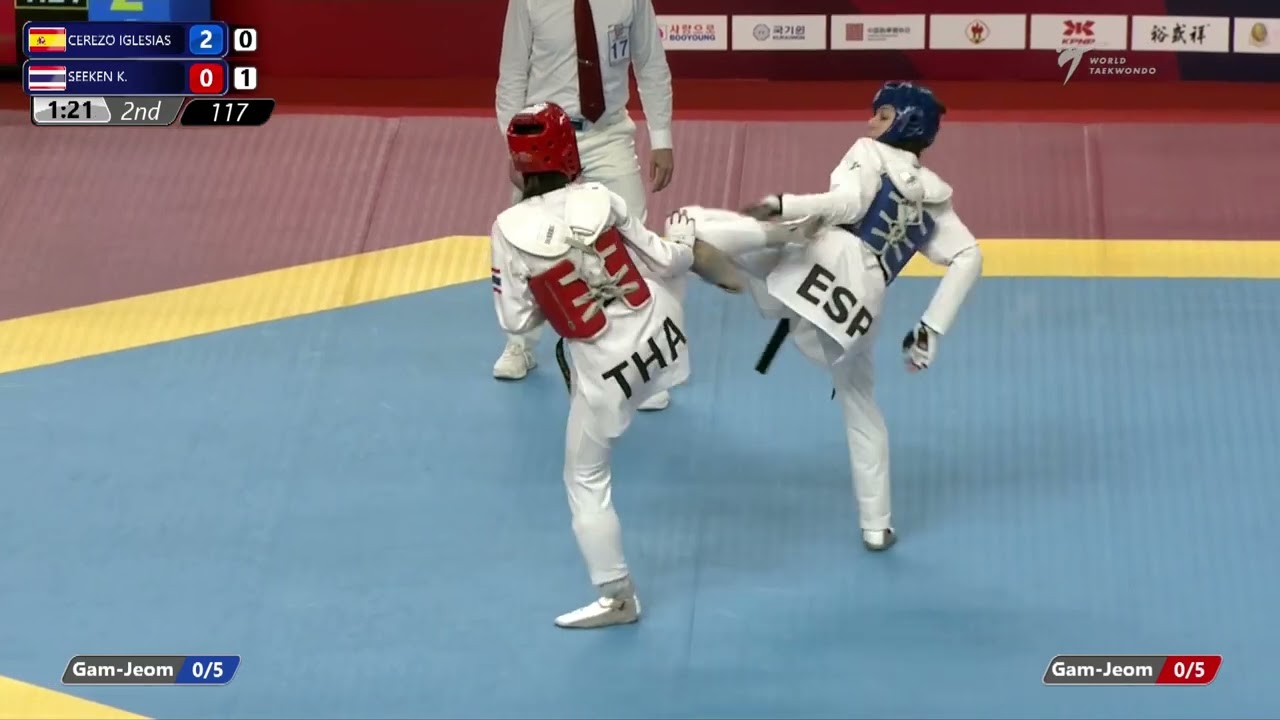 117 R16 W 49kg ESP CEREZO IGLESIAS THA SEEKEN K background