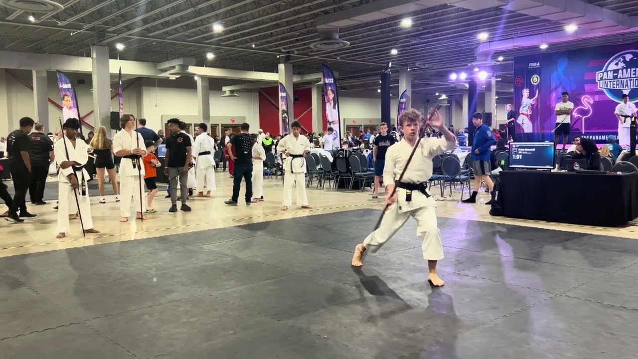 Nolan Grunwald Traditional Weapons - Pan American Internationals 2024 background