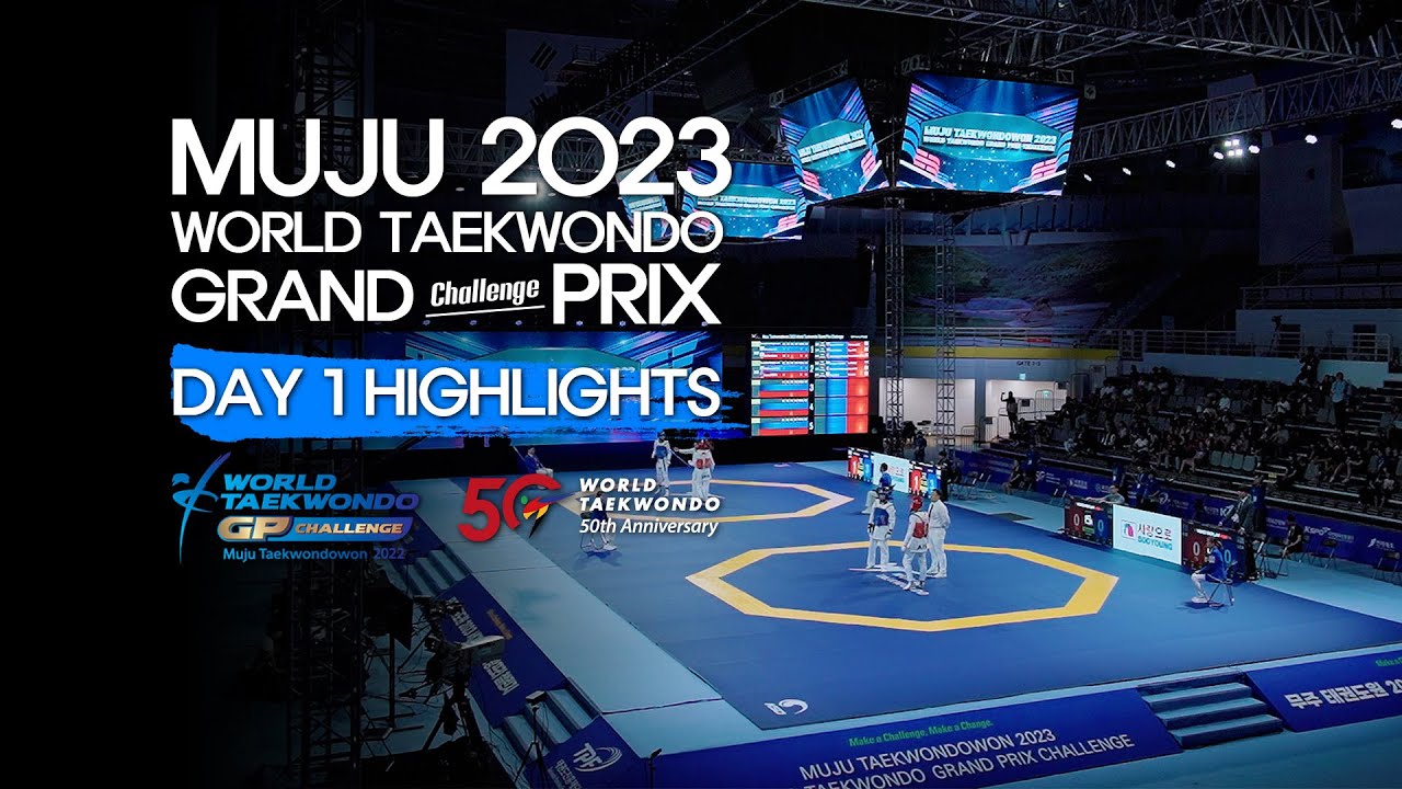 Day 1 Highlights | Muju Taekwondowon 2023 World Taekwondo Grand Prix Challenge background