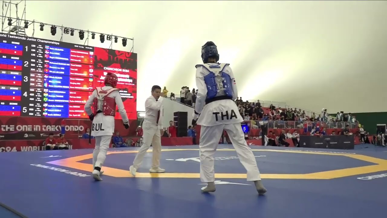 321 Round of 16 Men 59kg THA T FUANGNOI BUL M SIMEONOV