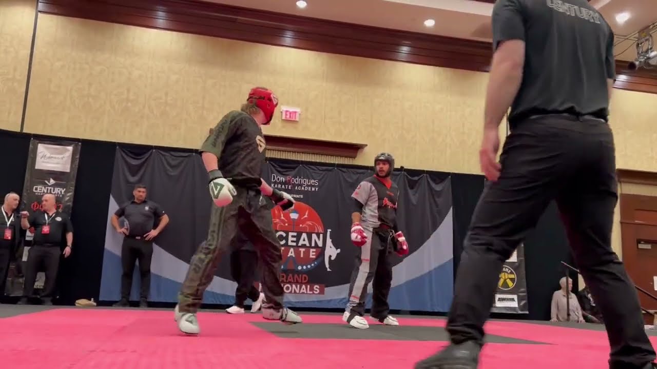 Oscar Guzman vs Xavier Ouellet Men's Middleweight Sparring - Ocean State Grand Nationals 2024 background