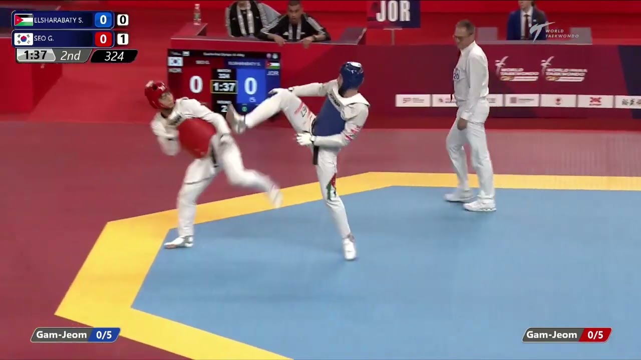 324 Quarter final M 80kg JOR ELSHARABATY S KOR SEO G
