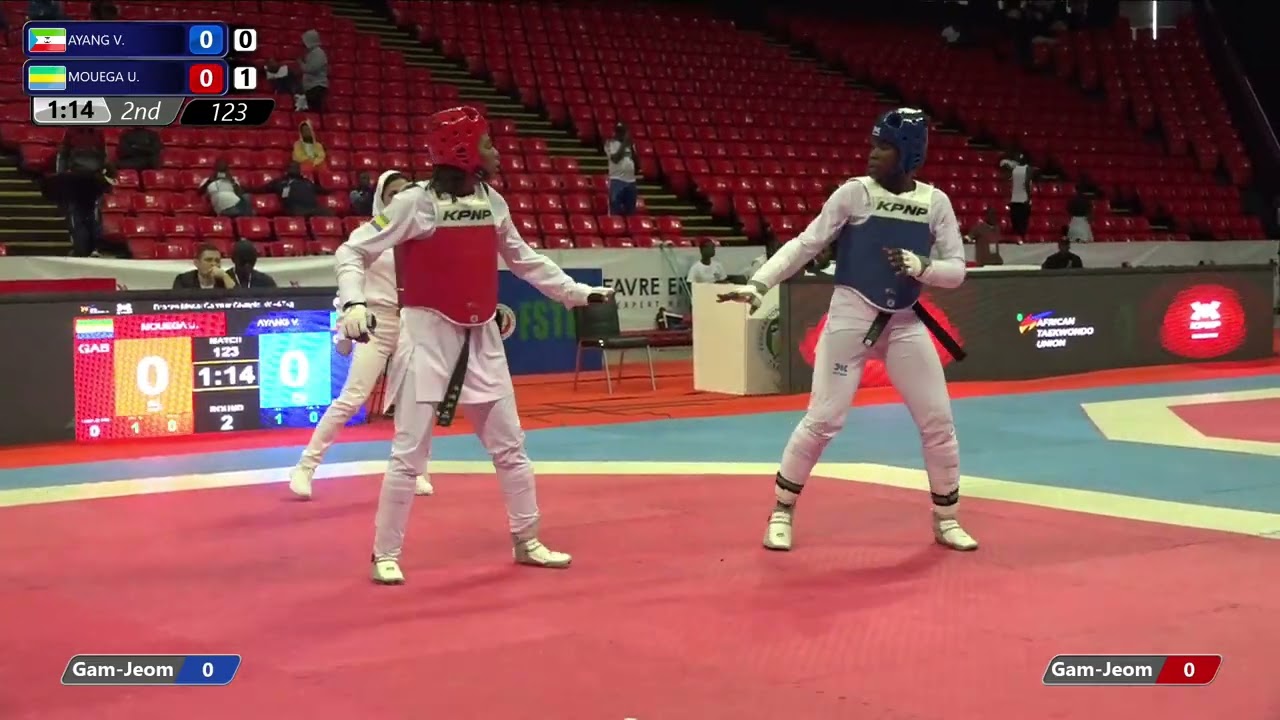 123 Bronze Medal Contest W +67kg GEQ AYANG V GAB MOUEGA U PGM | African Qualification Tournaments
