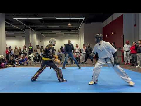 Team Straight Up vs Team ATL Men's Team Sparring Quarterfinals - AKA Warrior Cup 2024 background