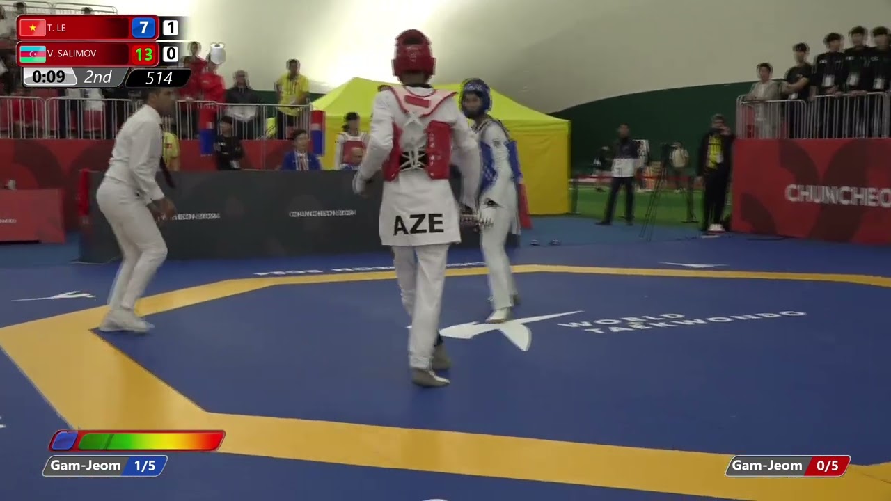 514 Round of 32 Men 63kg VIE T LE AZE V SALIMOV