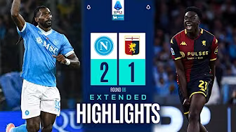 NAPOLI-GENOA 2-1 | EXTENDED HIGHLIGHTS | SERIE A 2025/26