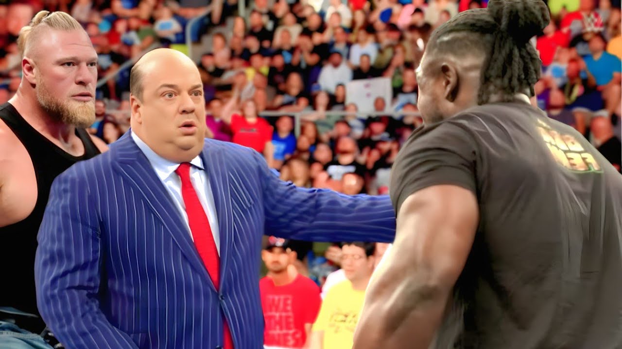 WWE, | Then Brock Lesnar makes a brutal attack on the Oba femi, | together with paul hyman | review