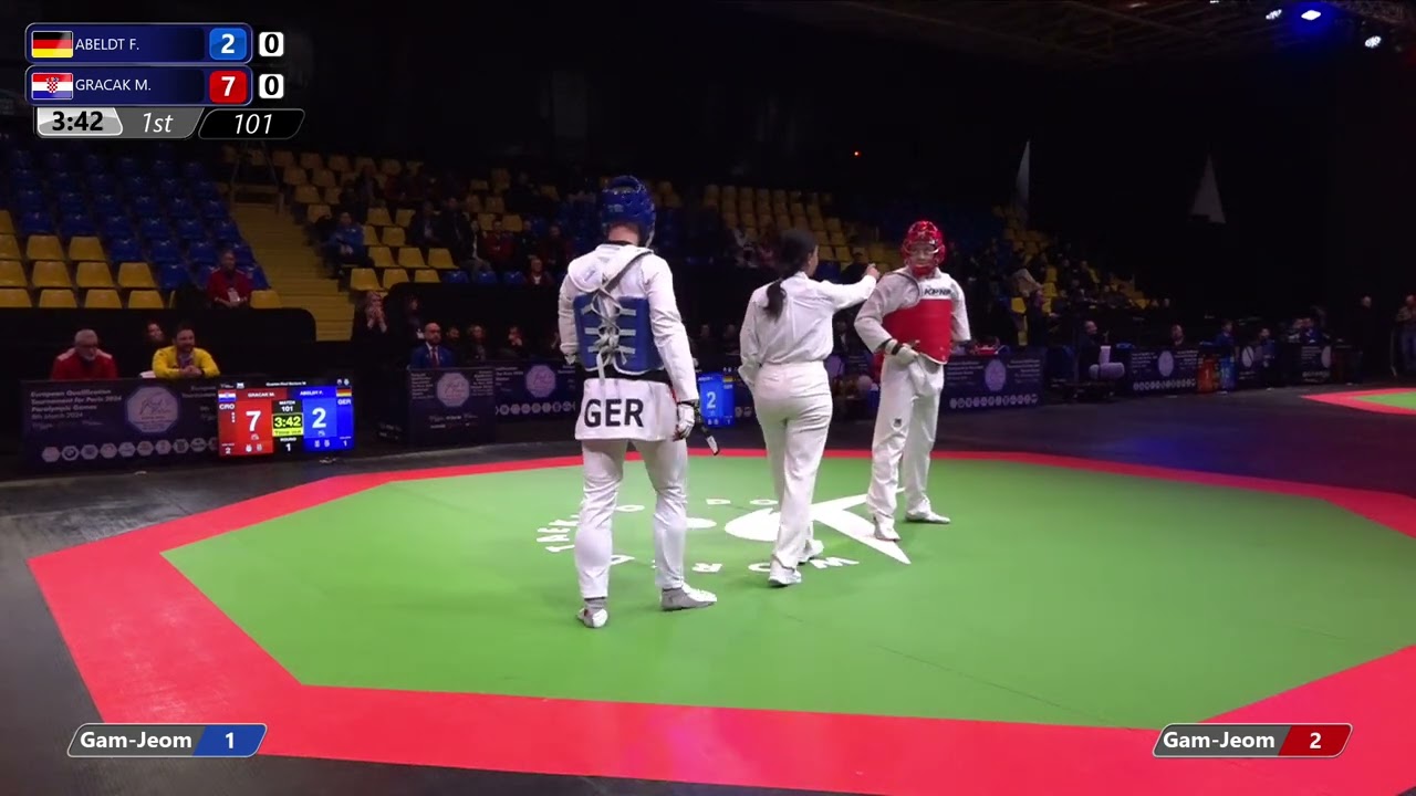 101 K44 Quarter final GER ABELDT F CRO GRACAK M