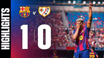 HIGHLIGHTS | FC BARCELONA 1 vs 0 RAYO VALLECANO | LALIGA 🔵🔴