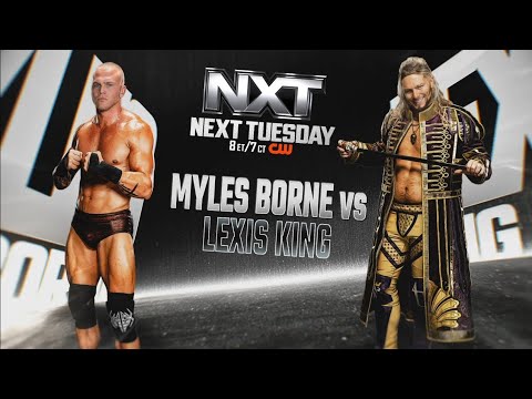 Myles Borne vs Lexis King | NXT Aug 5, 2025 (Part 2) background