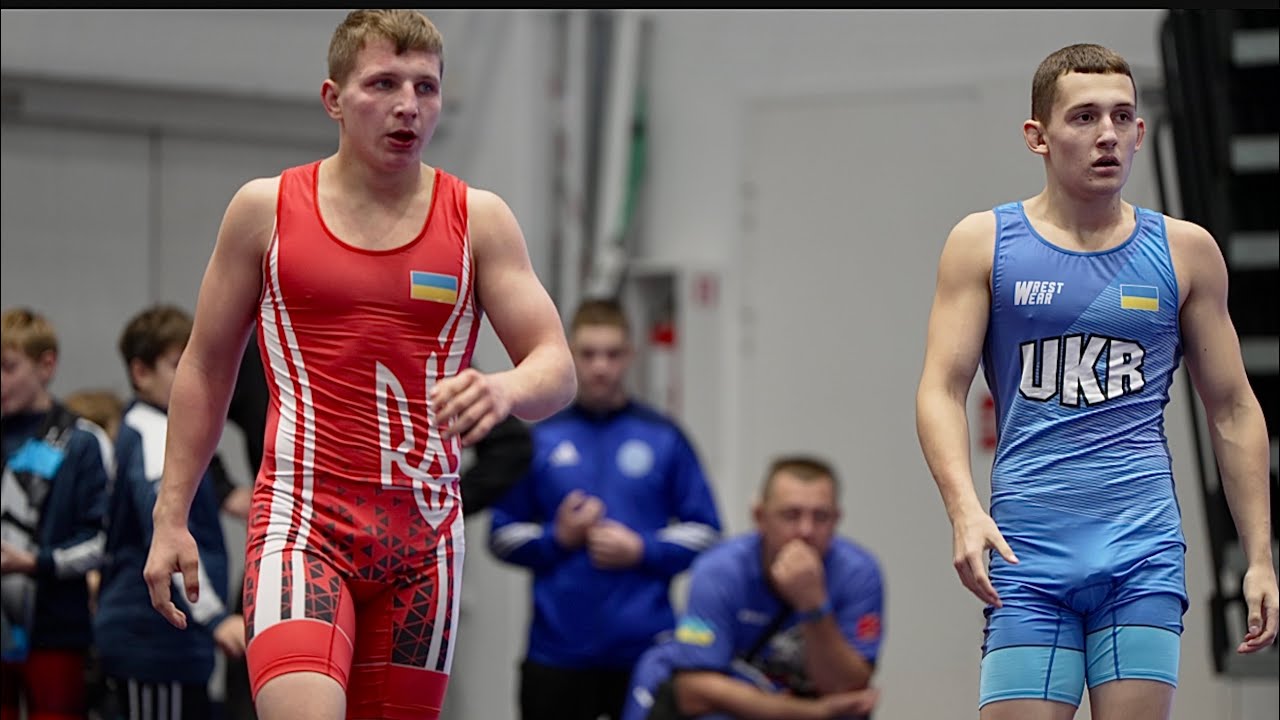 U17 I. Burlachenko (UKR) vs M. Shardenkov (UKR) 60kg. Youth boys greco-roman wrestling. backdrop