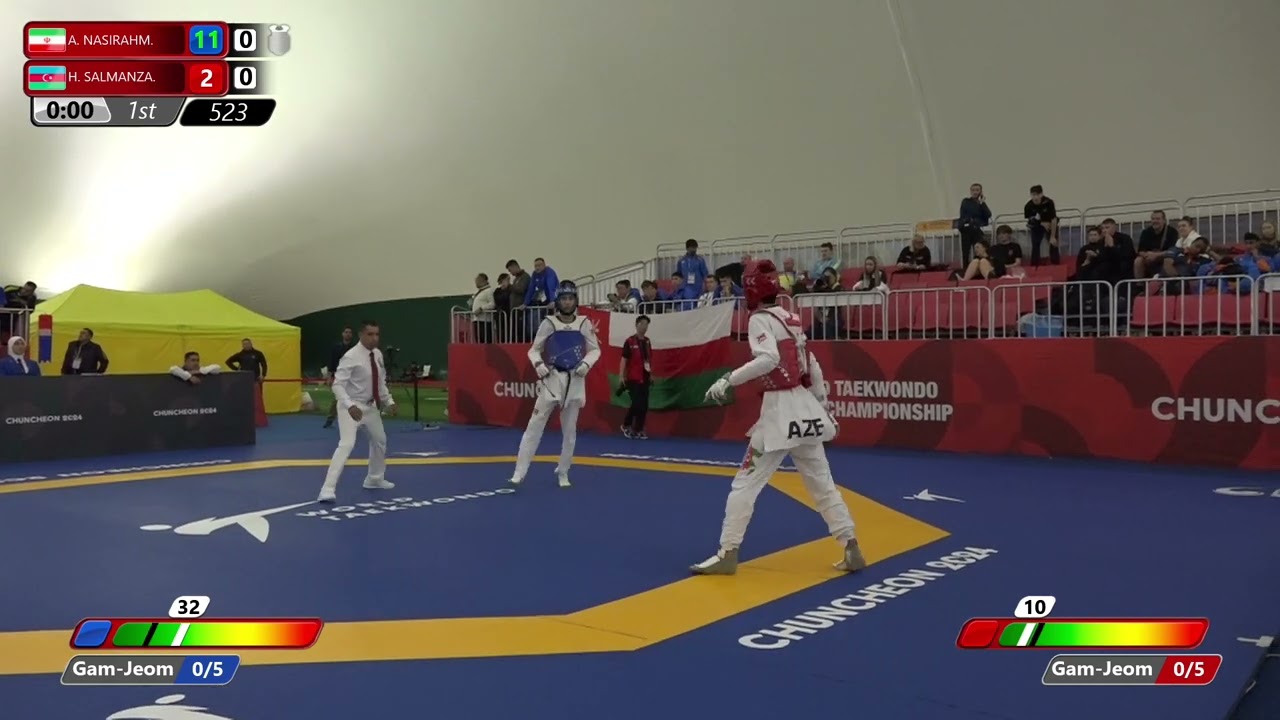 523 Round of 16 Men 51kg IRI A NASIRAHM AZE H SALMANZA