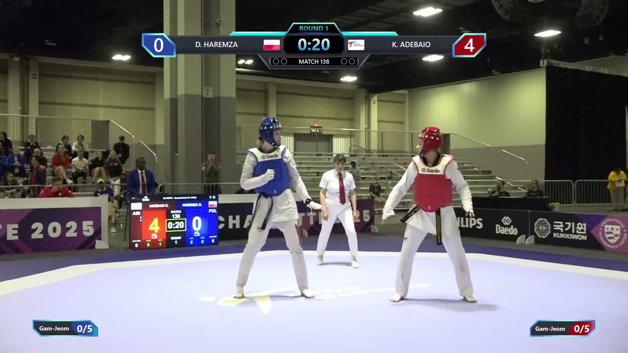 138 Quarterfinals W +67kg POL D HAREMZA AIN K ADEBAIO PGM