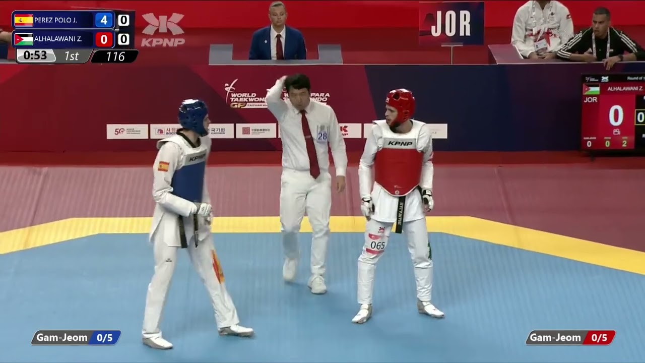 116 R16 M 68kg ESP PEREZ POLO J JOR ALHALAWANI Z