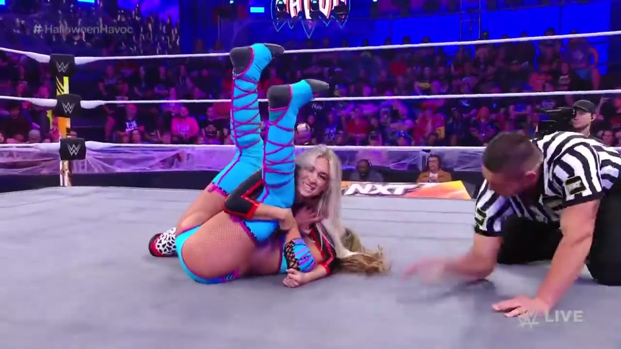 Lola Vice vs. Karmen Petrovic - Women’s Breakout Tournament Semi-Finals: NXT Halloween Havoc 2023 backdrop