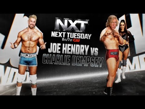 Joe Hendry vs Charlie Dempsey | NXT Aug 12, 2025 background