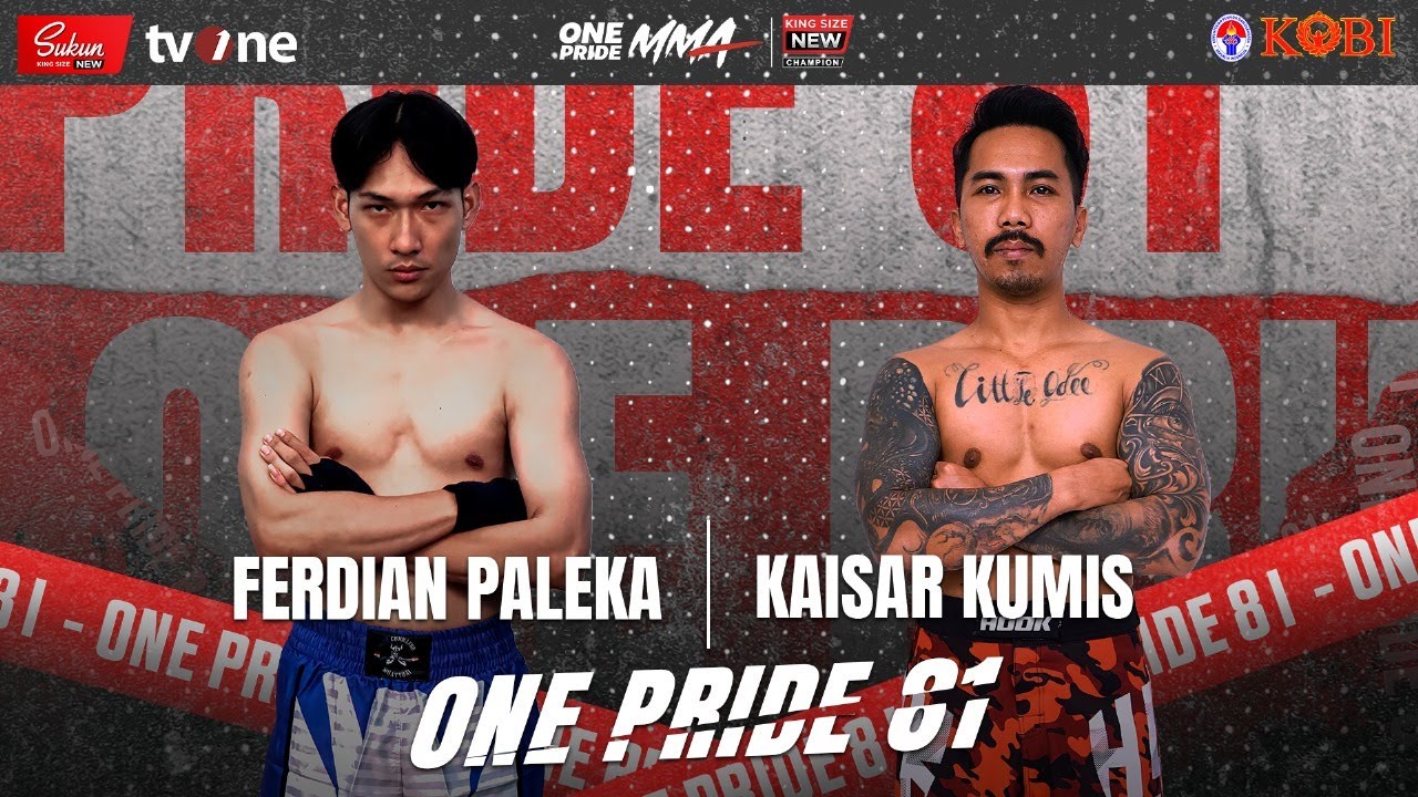 FERDIAN PALEKA VS KAISAR KUMIS || FULL FIGHT ONE PRIDE MMA 81 KING SIZE NEW # JAKARTA backdrop