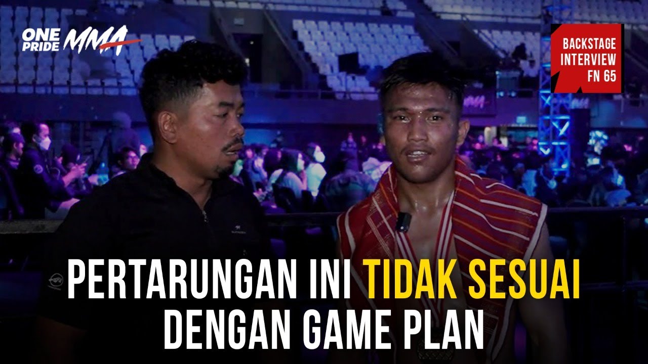 Trydyfa: Pertarungan Ini Tidak Sesuai Dengan Game Plan | Backstage Interveiw One Pride MMA background