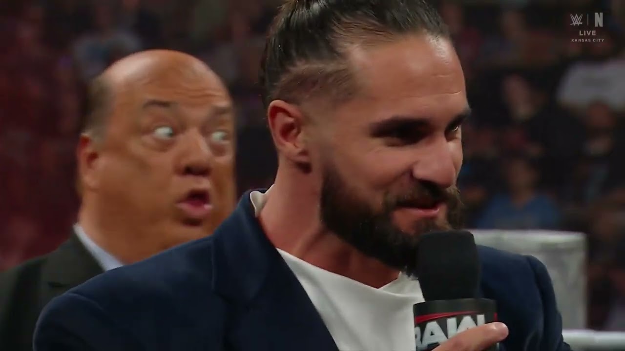 Seth Rollins offers Sami Zayn to join the faction: Raw, Apr. 28, 2025 background