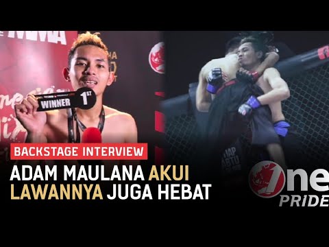Raih Kemenangan, Adam Maulana: Mas Septian Juga Hebat, Pukulannya Keras | Backstage Interview FN 42