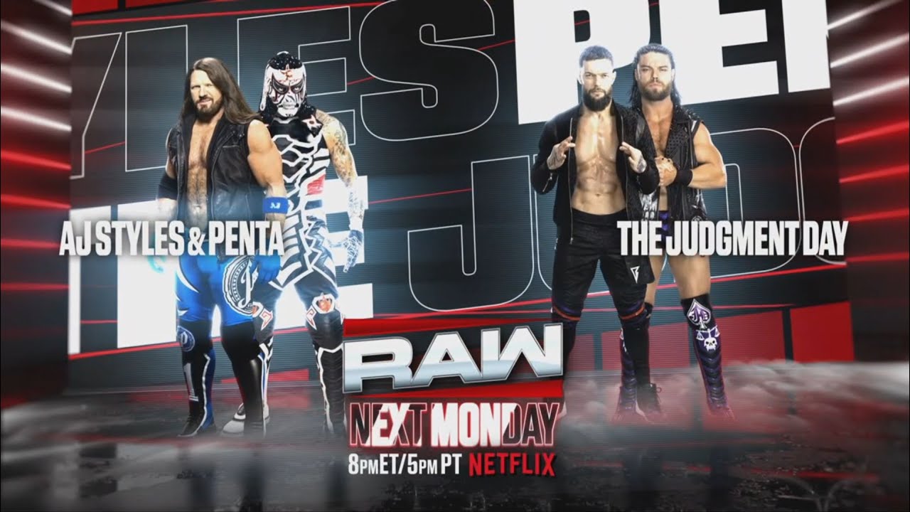 Aj Styles & Penta vs The Judgment Day (2/2): Raw, May. 19, 2025