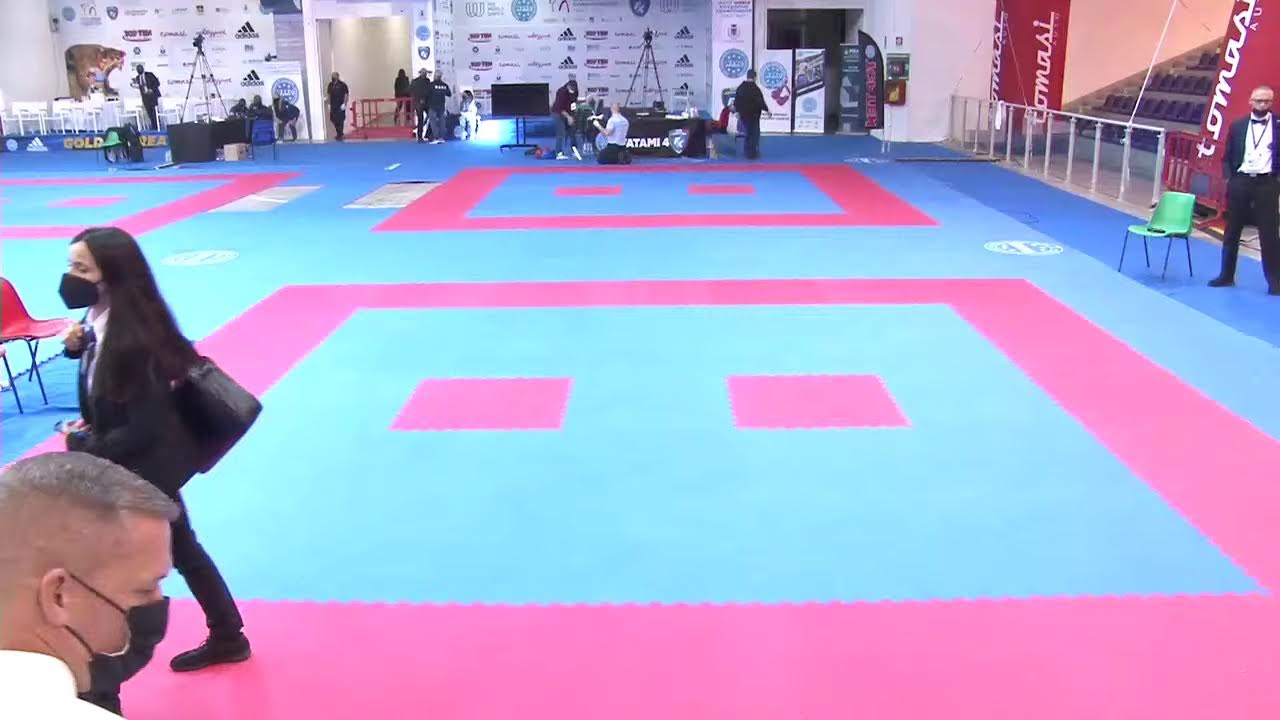 Tatami 1 WAKO World Championships 21/10/21 backdrop