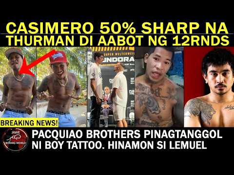 CASIMERO 50% Sharp na | Fundora Di paaabutin si Thurman sa 12rounds | Pacquiao Brothers Pinagtanggol