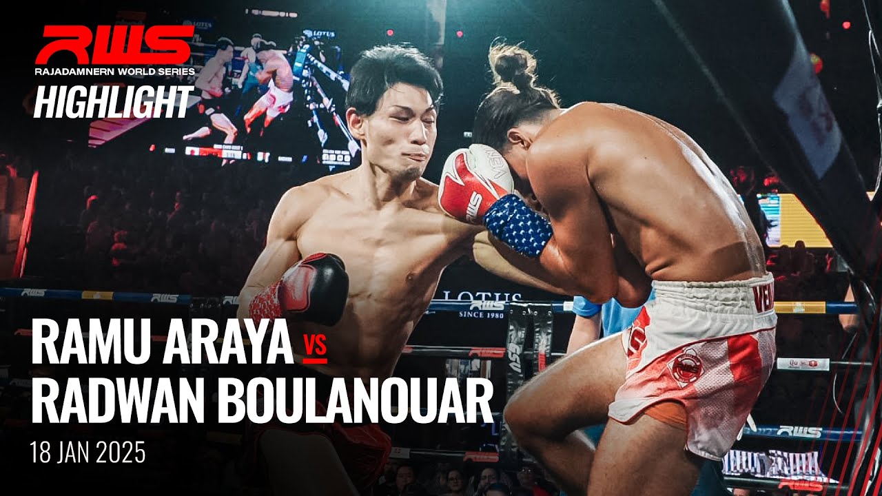 Highlight l Ramu Araya vs Radwan Boulanouar I RWS background