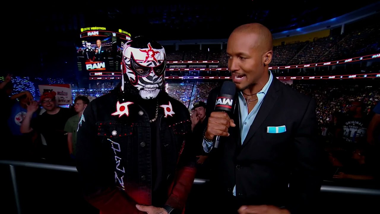 Penta sends a message to Xavier Woods | Raw Aug 11, 2025 background