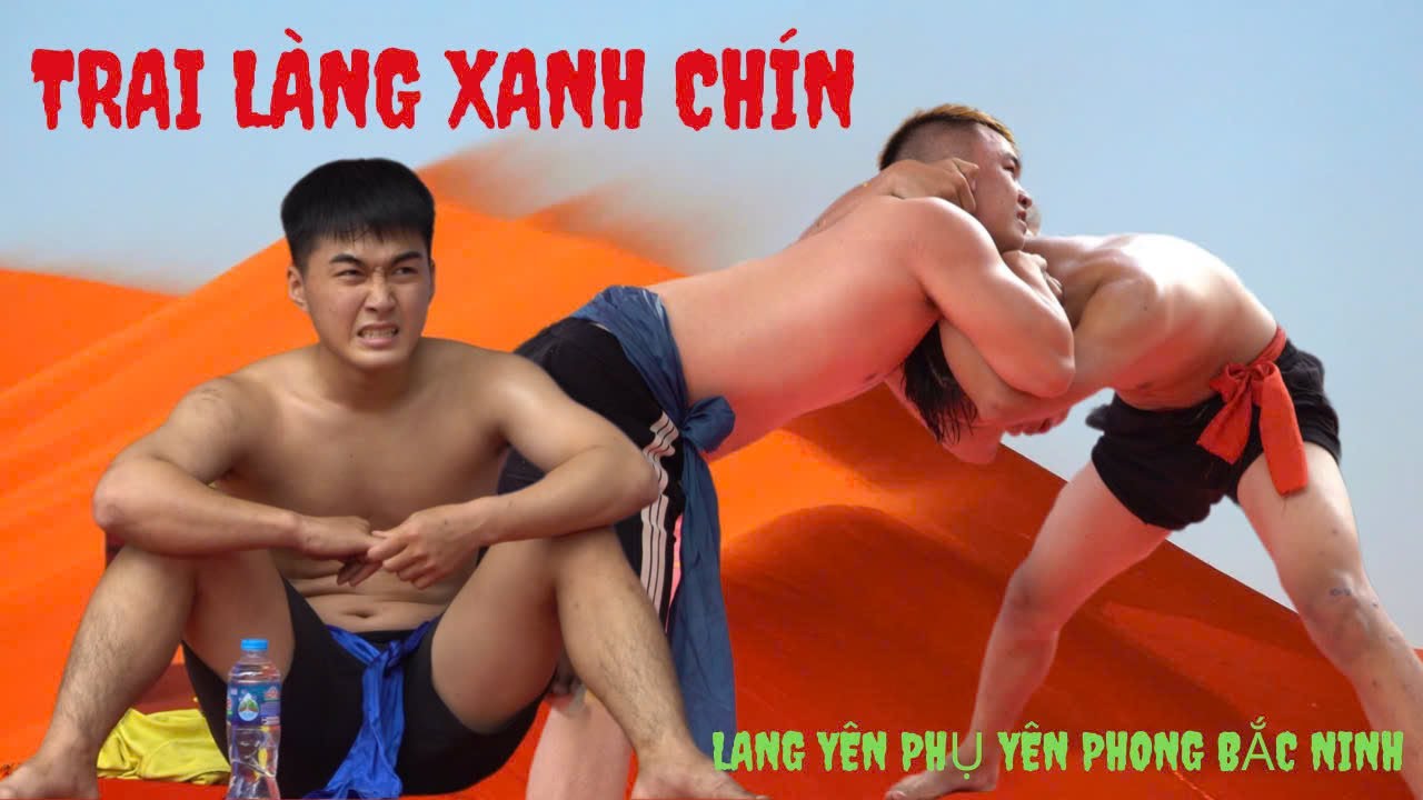 Đấu vật rất xanh chín của những anh trai làng. Mens westing background